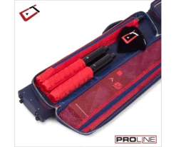 Cuetec 2x4 Navy Pro Line Pool Cue Case 17 Cuetec 2x4 Navy Pro Line Pool Cue Case -Billiard Pro Shop 23 ct pro line 2x4 navy 95 754 main pocket