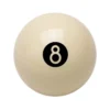 Reversed White 8 Ball -Billiard Pro Shop bb8bw 01