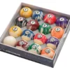 Action White Swirl Marble Pool Ball Set -Billiard Pro Shop bbwm 01