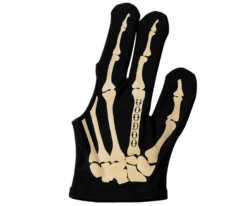 Voodoo Skeleton Pool And Billiard Gloves -Billiard Pro Shop bglvod bone 01