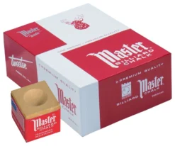 Master Chalk (Box Of 144 Cubes) -Billiard Pro Shop chm144 gold 01