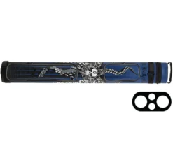 Eight Ball Mafia EBMC22J Blue Octopus 2 Butt 2 Shaft Hard Case