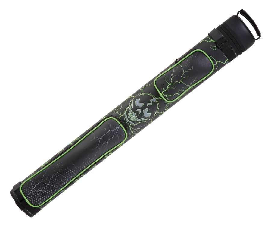 Eight Ball Mafia EBMC22K Green Skull 2 Butt 2 Shaft Hard Case 4 Eight Ball Mafia EBMC22K Green Skull 2 Butt 2 Shaft Hard Case - Image 2