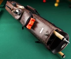 Elite Nexus 3 Butt 5 Shaft Hard Case -Billiard Pro Shop ecn35 brown 01 2