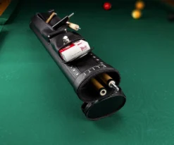 Elite Prime 2 Butt 2 Shaft Hard Case 9 Elite Prime 2 Butt 2 Shaft Hard Case -Billiard Pro Shop ecp22 black 01