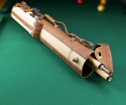 Elite 2x2 Vintage Cue Case Black -Billiard Pro Shop ecv22 chestnut 01 3