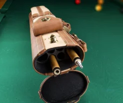 Elite 2x4 Vintage Cue Case Black -Billiard Pro Shop ecv24 chestnut 02 1