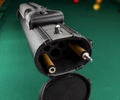 Elite 3x7 Vintage Cue Case Black -Billiard Pro Shop ecv37 grey 02 2