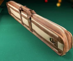 Elite 4x8 Vintage Vinyl Soft Cue Case Black -Billiard Pro Shop ecvs48 chestnut 03 2
