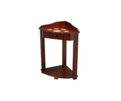 8 Cue Deluxe Floor Rack With Drawer -Billiard Pro Shop frh8chocolate sm