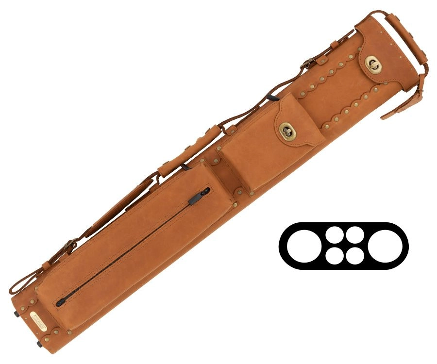 Instroke Buffalo 2 Butt 4 Shaft Leather Case 3 Instroke Buffalo 2 Butt 4 Shaft Leather Case