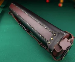 Instroke Cowboy 3 Butt 5 Shaft Leather Case -Billiard Pro Shop isc35 mix 03