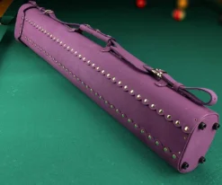 Instroke Suede 3 Butt 5 Shaft Leather Case -Billiard Pro Shop isl35 purple 02