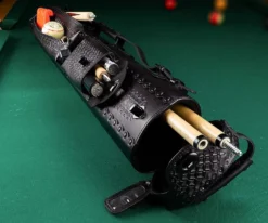 Instroke Southwest 3 Butt 5 Shaft Leather Case -Billiard Pro Shop issw35 black 01