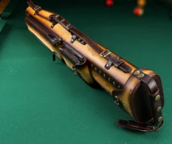 Instroke Tooled 3 Butt 5 Shaft Leather Case -Billiard Pro Shop ist35 rust 03