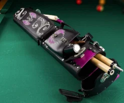 Instroke La Bella Donna 2 Butt 4 Shaft Hard Case - Black -Billiard Pro Shop isxb 01 1