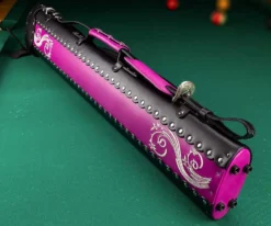 Instroke La Bella Donna 2 Butt 4 Shaft Hard Case - Black -Billiard Pro Shop isxb 03