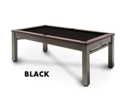 Lexington 3-in-1 Outdoor Pool/Dining/Ping Pong Table From Spencer Marston - FREE Installation -Billiard Pro Shop lexington black