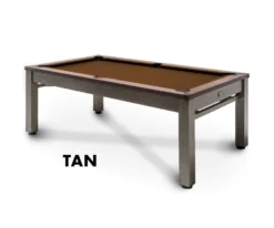 Lexington 3-in-1 Outdoor Pool/Dining/Ping Pong Table From Spencer Marston - FREE Installation -Billiard Pro Shop lexington tan