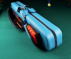 Molinari 2 Butt 4 Shaft Black/Cyan Hybrid Cue Case 11 Molinari 2 Butt 4 Shaft Black/Cyan Hybrid Cue Case -Billiard Pro Shop mlcf24 02 3