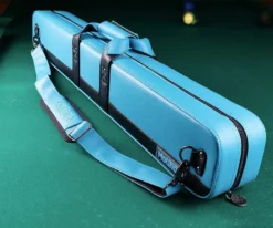 Molinari 2 Butt 4 Shaft Navy Flat Cue Case -Billiard Pro Shop mlcf24 04