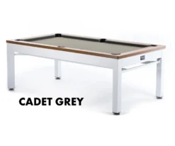 Newport 3-in-1 Outdoor Pool/Dining/Ping Pong Table From Spencer Marston - FREE Installation -Billiard Pro Shop newport cadet grey
