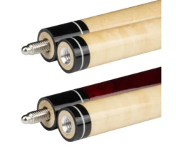 Economy Two-Piece Pool Cue Bundle (4 House Cues Set) -Billiard Pro Shop pdeco joints
