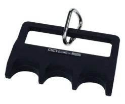QK-S Cue Holder - 3 Cue -Billiard Pro Shop qhqks3 black 01