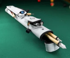 QKS Ray 2 Butt 2 Shaft Hard Case -Billiard Pro Shop qks03 grey 01