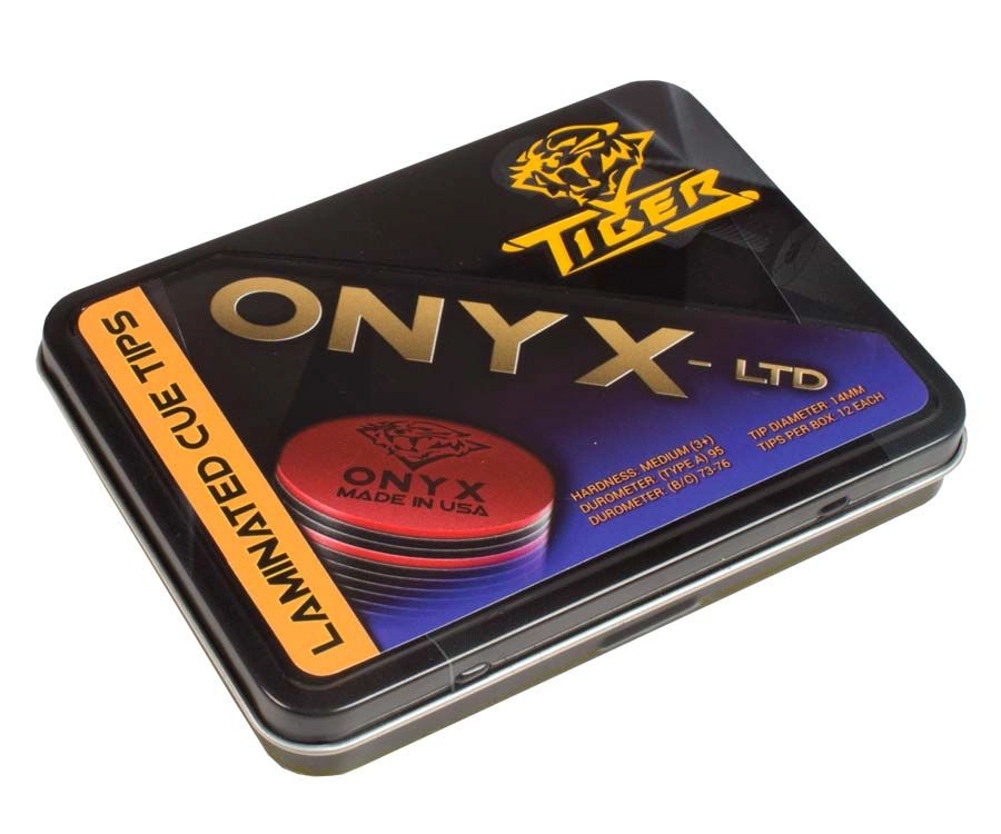 Tiger Onyx Pool Cue Tips (Box Of 12) 3 Tiger Onyx Pool Cue Tips (Box Of 12)