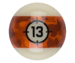 Aramith Camo Single Replacement Balls -Billiard Pro Shop rbcam 13ball 01