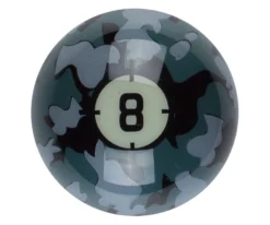 Aramith Camo Single Replacement Balls -Billiard Pro Shop rbcam 8ball 01