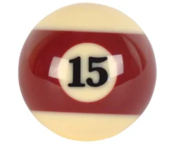 Super Aramith Pro Single Replacement Balls -Billiard Pro Shop rbsap 15ball 01