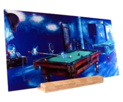 "Phantom Of The Game" Shelf Art With Display - Rich Color
