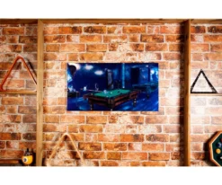 "Phantom Of The Game" Floating Wall Art (30" X 15.75") - Rich Colors -Billiard Pro Shop rtnpwc 04