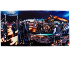 "Shoot Out" Floating Wall Art (30" X 15.75") - Rich Color -Billiard Pro Shop rtnsowc 01