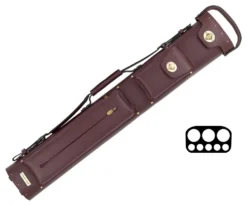 Tango Angus Burgundy 3 Butt 5 Shaft Hard Case