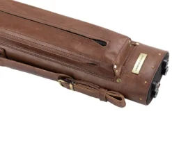 Tango Pampa Chestnut 2 Butt 4 Shaft Leather Cue Case -Billiard Pro Shop tapm24 chestnut 04