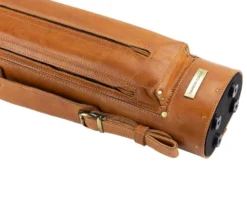Tango Pampa Tan 3 Butt 5 Shaft Leather Cue Case -Billiard Pro Shop tapm35 tan 04