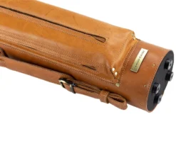Tango Pampa Tan 3 Butt 7 Shaft Leather Cue Case -Billiard Pro Shop tapm37 tan 04