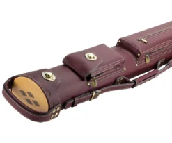 Tango Zorzal Burgundy 3 Butt 6 Shaft Hard Case -Billiard Pro Shop tazm36 burgundy 03