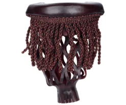 Burgundy Fringe Leather Pocket Set (Set Of 6) -Billiard Pro Shop tppk10 01 3