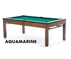 Tucson 3-in-1 Outdoor Pool/Dining/Ping Pong Table From Spencer Marston - FREE Installation -Billiard Pro Shop tucson aquamarine