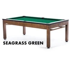 Tucson 3-in-1 Outdoor Pool/Dining/Ping Pong Table From Spencer Marston - FREE Installation -Billiard Pro Shop tucson seagrass green