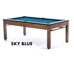 Tucson 3-in-1 Outdoor Pool/Dining/Ping Pong Table From Spencer Marston - FREE Installation -Billiard Pro Shop tucson sky blue