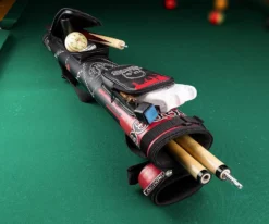 Voodoo VODC22A Bleeding Heart 2 Butt 2 Shaft Hard Case -Billiard Pro Shop vodc22a 01 5
