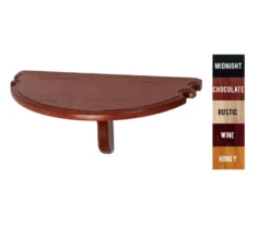 Half Moon Pool Cue Holder Shelf -Billiard Pro Shop wrshh sm 1 1